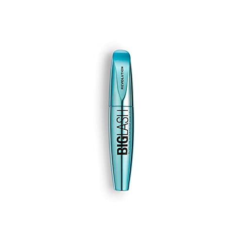Revolution Beauty, Big Lash Volume Waterproof Mascara, Volumising & Lengthening with a Lightweight Feel, Fast-Drying, Vegan & Cruelty-Free, Jet Black