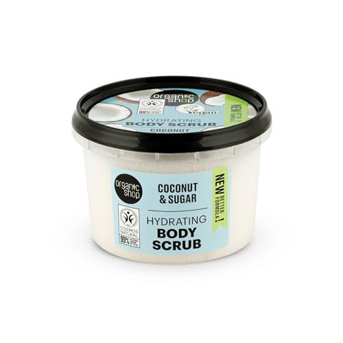 Organic Shop 250ml Body Scrub Hydrating Coconut