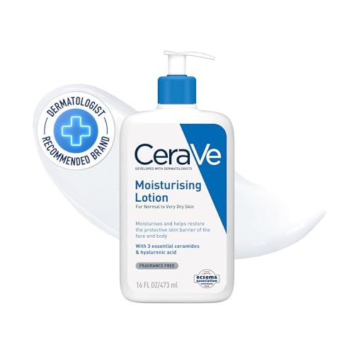 CeraVe Moisturising Lotion with Hyaluronic Acid and 3 Essential Ceramides for Dry to Very Dry Skin 473ml