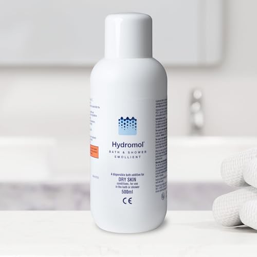 Hydromol Bath and Shower Emollient, for the Management of Eczema, Dermatitis, Psoriasis and Other Dry Skin Conditions, Itch relief, suitable for sensitive skin, for all ages, 1 L
