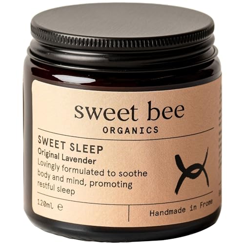 Sweet Bee Magnesium Butter - Soothing Magnesium for Sleep & Relaxation with Shea Butter - Moisturizing Magnesium Balm for Muscle Recovery - Nourishing Magnesium Cream for Sleep - Lavender 120ml