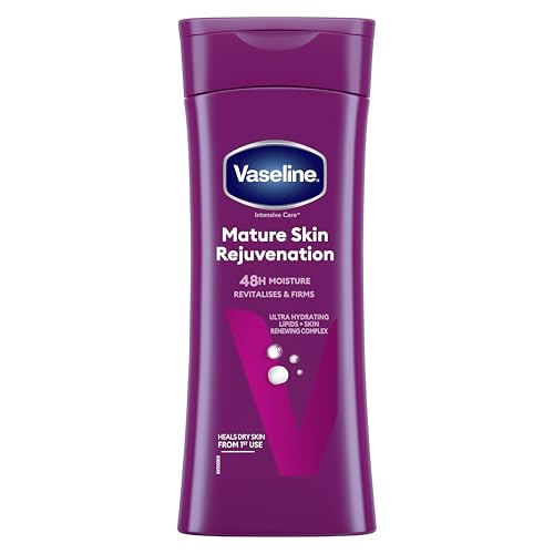 Vaseline Intensive Care Mature Skin Rejuvenation Body Lotion revitalises and firms with 48h moisture for maturing dry skin 400 ml