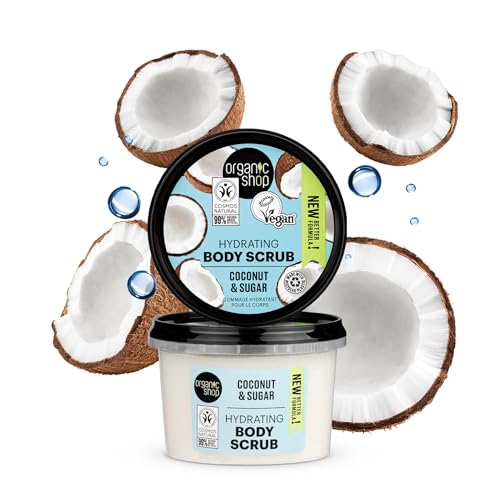 Organic Shop 250ml Body Scrub Hydrating Coconut