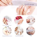 10 PCS Professional Nail Files Double Sided Emery Board(100/180 Grit) Nail Styling Tools Pet Grooming Tools for Home and Salon Use