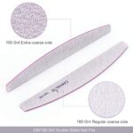 10 PCS Professional Nail Files Double Sided Emery Board(100/180 Grit) Nail Styling Tools Pet Grooming Tools for Home and Salon Use