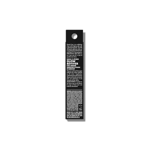 e.l.f. Glow Reviver Lip Oil Glimmer, Nourishing Tinted Lip Oil For A High-Shine Finish, Infused With Jojoba Oil, Vegan & Cruelty-Free, Candy Coded