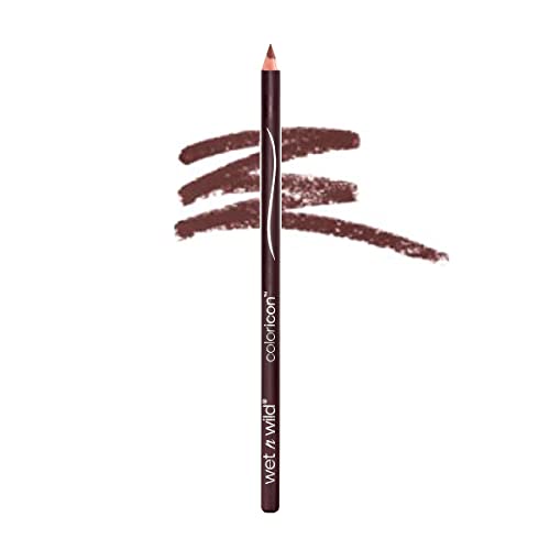 Wet n Wild, Color Icon Lipliner Pencil, Lip Pencil with Rich, Creamy and Anti-Smudge Formula, Precise Application Lip Liner with Silky Texture and Full, Vibrant Color, Chestnut