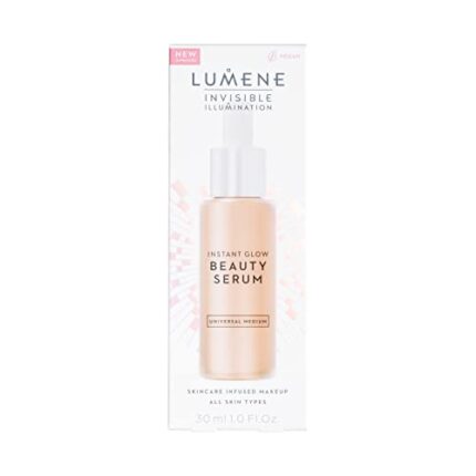 LUMENE Invisible Illumination Instant Glow Beauty Serum, Vegan, Medium, 30ml