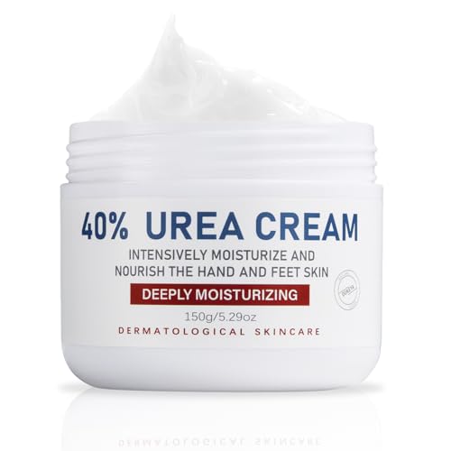 Urea Cream 40 Percent, Urea Foot & Hand Cream for Cracked Heels and Dry Skin, Urea Lotion for Deep Moisturizing, Callus Remover Nourishes Soften, Foot Moisturiser for Women&Men,Maximum Strength