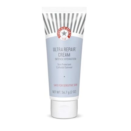 First Aid Beauty - Ultra Repair Cream, Intense Hydration Whipped Colloidal Oatmeal, Clinically Proven to Strengthen Skin Barrier in 7 Days & Helps Relieve Eczema, Luxury Face & Body Moisturiser, 56.7g