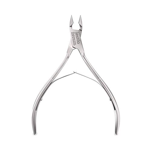 Professional Cuticle Nippers Scissors Cutters, Removers Stainless Steel Best Nail Care Tool for Manicure and Pedicure (Silver)