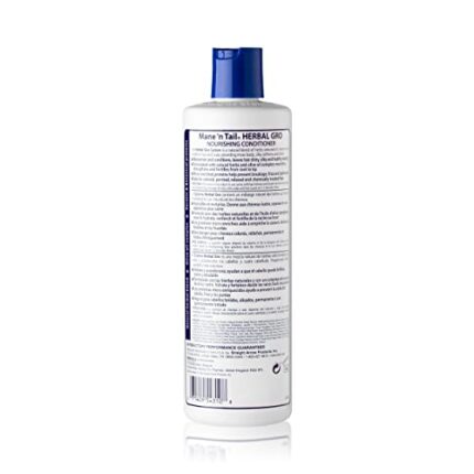 Mane ‘n Tail Herbal Gro Conditioner, Nourishes and Strengthens, Olive Oil and Keratin, 355 ml (Pack of 1)