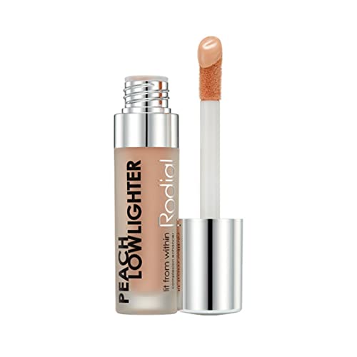 Rodial Peach Lowlighter 5.5ml – Hydrating Liquid Concealer with Silky Finish, Complexion Enhancer with Hyaluronic Acid & Caffeine