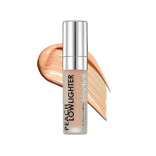 Rodial Peach Lowlighter 5.5ml – Hydrating Liquid Concealer with Silky Finish, Complexion Enhancer with Hyaluronic Acid & Caffeine