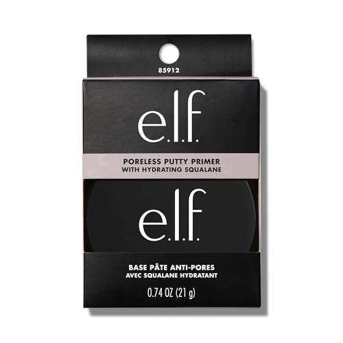 e.l.f. Putty Primer, All Day Wear, Velvet Texture, Poreless Effect, Universal Sheer, Poreless, 21 g (Pack of 1)