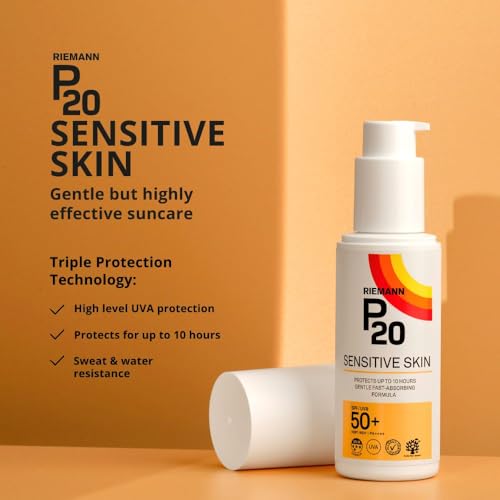 RIEMANN P20 SPF50 Sensitive Sun Cream 100 ml, White