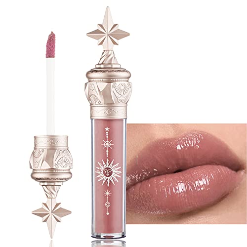 Tinted Lip Balm,Lipstick Lipgloss Waterproof Long Lasting Lipstick for Lip Plumper Gloss And Makeup,Liquid Blush Lip Tint Gift (Oat-Semi-Sheer, One Size)
