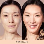 LAURA GELLER NEW YORK Baked Double Take Powder Foundation (Porcelain) Long-Wearing, Full Coverage With Breathable Classic Matte Finish, Never Cakey With Anti-Aging Ingredients