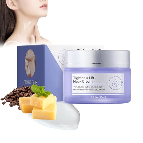 50ml Neck Firming Cream For Tightening & Lifting Sagging Skin, Lift Neck & Decollete Cream, Moisturizer Cream for Anti Aging Smoothes Wrinkles Fine Lines Repair Sagging Skin
