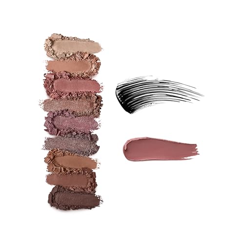 KIKO Milano Green Me Make Up Set, Make-Up Set: 1 Eye Palette, 1 Volume-Enhancing Mascara And 1 Matte Lipstick