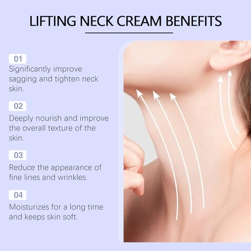 50ml Advanced Neck Firming Cream - Best For Tightening Sagging Skin,Tighten & Lift Firming Neck Cream,Anti Aging Smoothes Wrinkles Skin Tightening and Repair Decolletage Cream