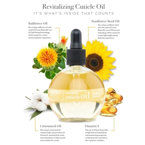 Cuccio Naturale Sweet Almond Cuticle Oil, 75ml, Yellow