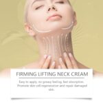 AH-8 Firming Neck Cream, Tighten and Lift Neck Cream with Double Roller Massage, Reduce Wrinkles Fine Lines And Double Chin, Firm and Lift Sagging Skin(120g)