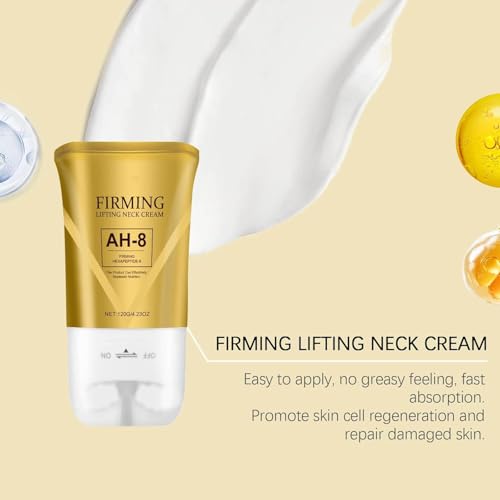 Ah-8 Firming Neck Cream, Tighten And Lift Cream, for Crepey Skin Body Care Comfort, Tighten and Lift Cream with Double Roller Massage