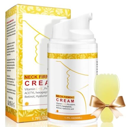 Neck Firming Tightening Cream with Retinol &,Collagen Anti-Aging Neck Cream for Tightening and Wrinkles on Neck & Décolleté for Women Lifting, Firming & Hydrating
