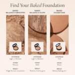 LAURA GELLER NEW YORK Baked Double Take Powder Foundation (Porcelain) Long-Wearing, Full Coverage With Breathable Classic Matte Finish, Never Cakey With Anti-Aging Ingredients