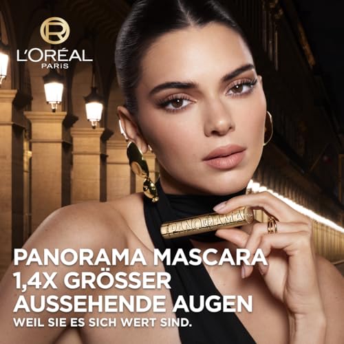 L'Oreal Paris Volumising Mascara, For Intense Volume and a Fanned Out Effect, 1.4x Bigger Looking Eyes, Clump-free Formula, Suitable for Sensitive Eyes, Volume Million Lashes Panorama