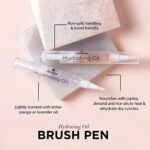 JESSICA Cuticle Oil Pen, Hydrating Nail Strengthener and Repair Treatment, Nourishes and Softens with Brush Applicator, Natural Ingredients with Jojoba, Lavender Scent