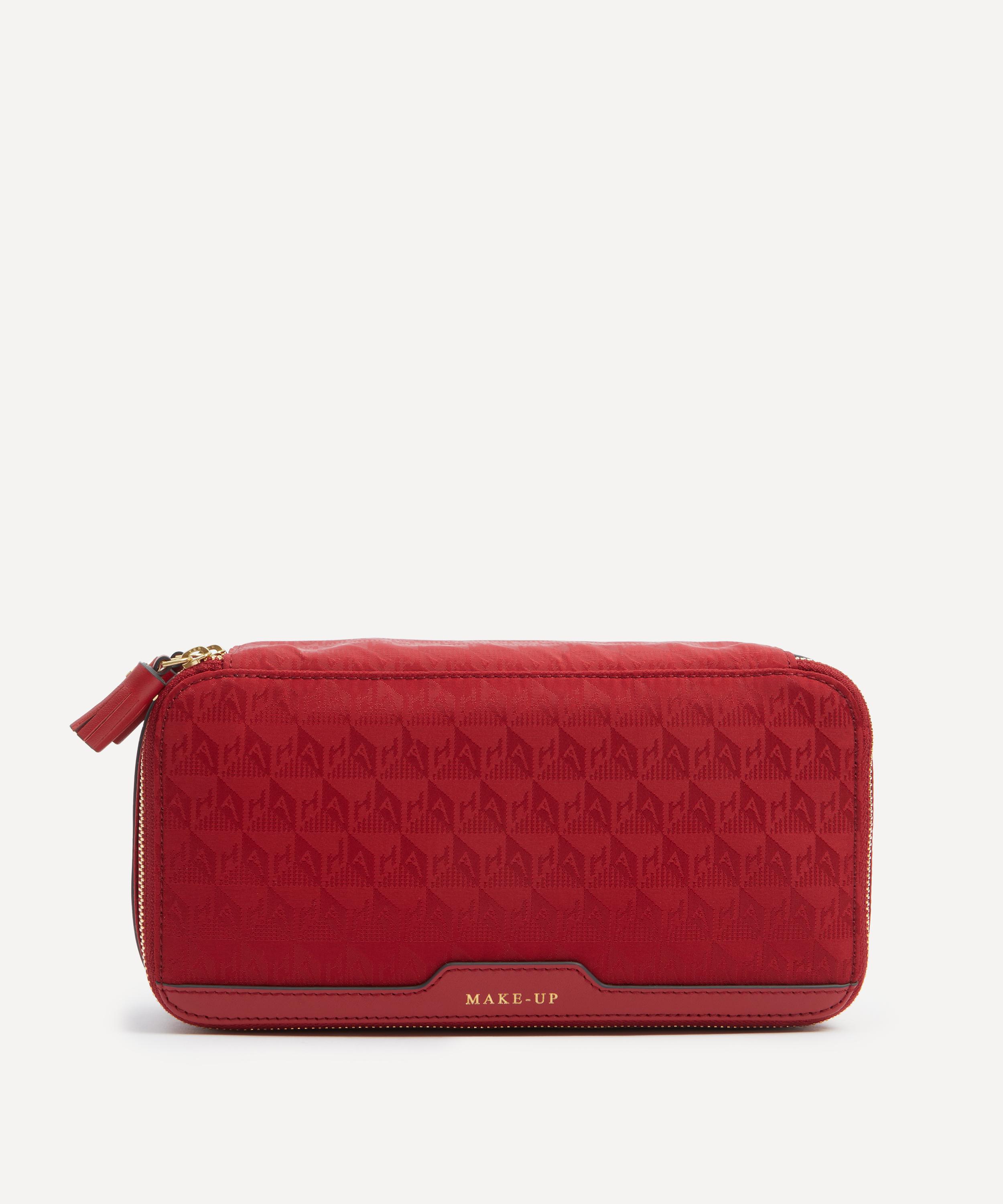 Anya Hindmarch                                                                                                                                        Red Logo Make-Up Pouch