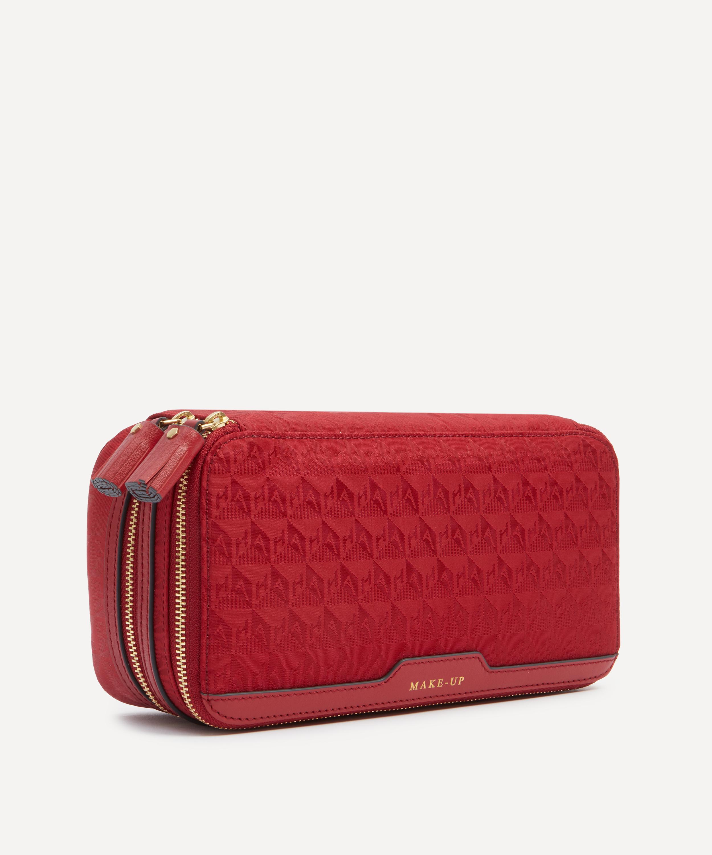 Anya Hindmarch                                                                                                                                        Red Logo Make-Up Pouch